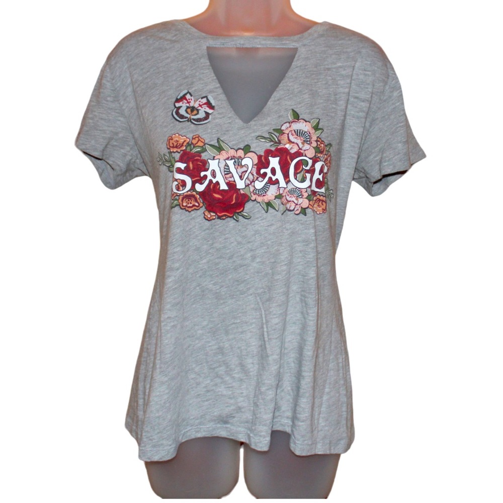 Savage grey short sleeve tee size XL